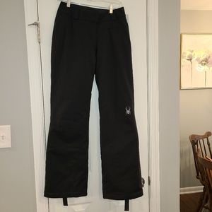 Spyder Ski Pants Black Size 4 Long